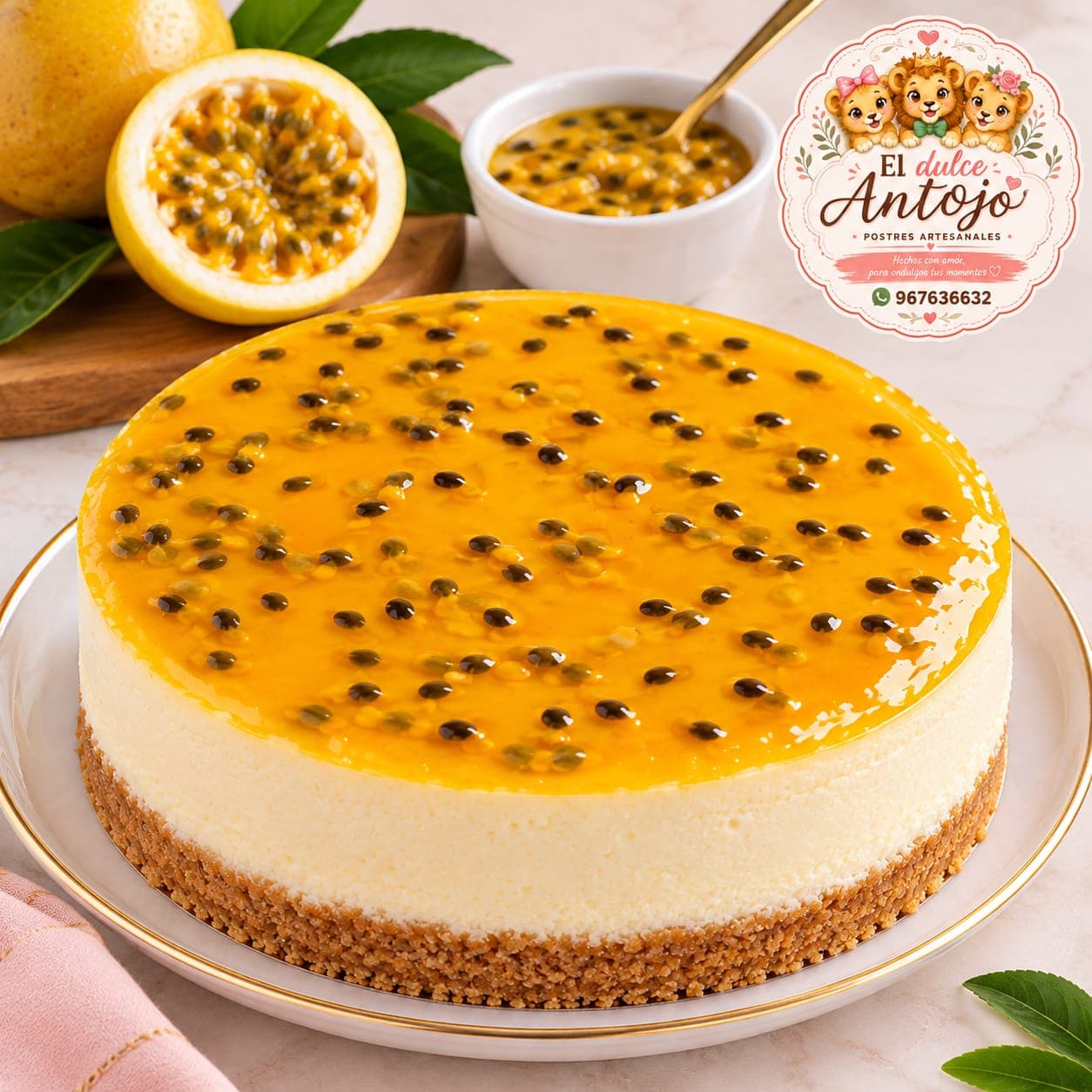 Cheesecake de Maracuyá